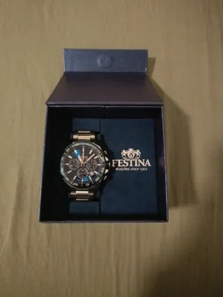 Caja Festina Azul