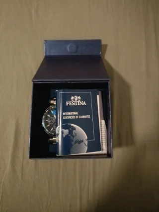 Caja Festina Azul