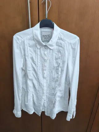 Blusa Esprit blanca talla M