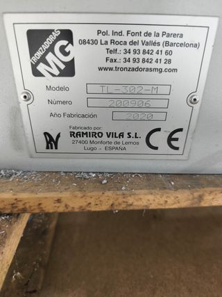 TRONZADORA MONOCABEZAL MG 302