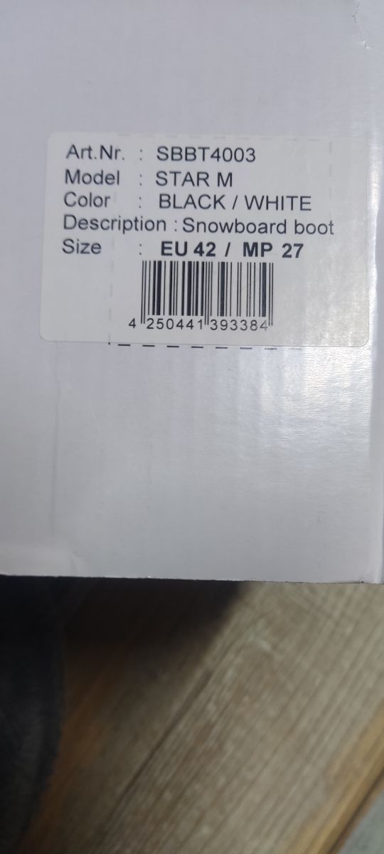 Botas snow airtrack black star