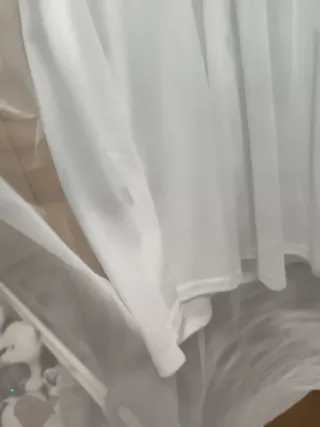 Vestido blanco elegante encaje y tul EDAD 11 AÑOS