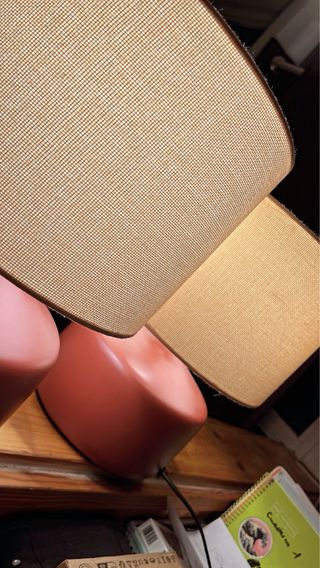 Lámparas Maison du Monde Beige/Rosa