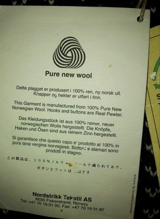 Jersey Nordstrikk Lana Talla XL
