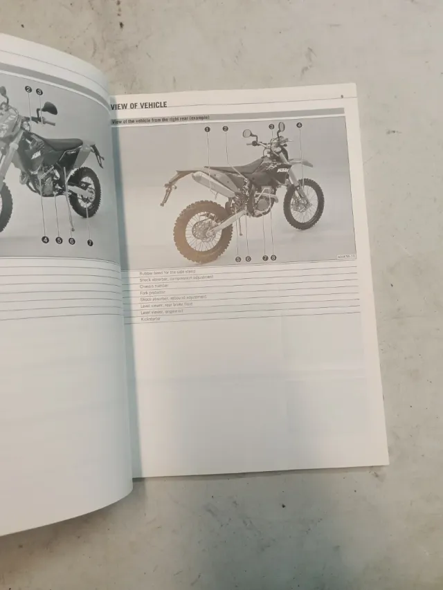 Manual KTM 250 EXC-F 2009