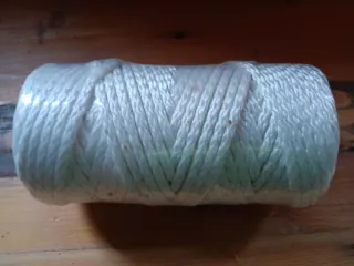 Rollo de cuerda blanco 50m