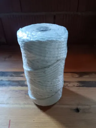 Rollo de cuerda blanco 50m