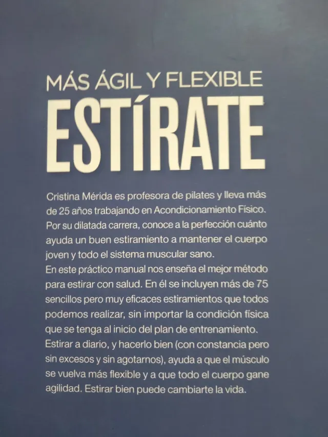 Libro Estírate: Más Ágil y Flexible