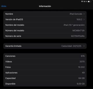 iPad 10ª Gen 64GB Plata con teclado
