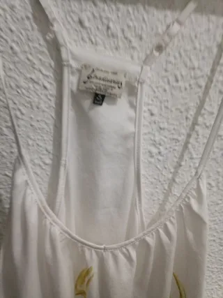 Blusón blanco con estampado de ciervo