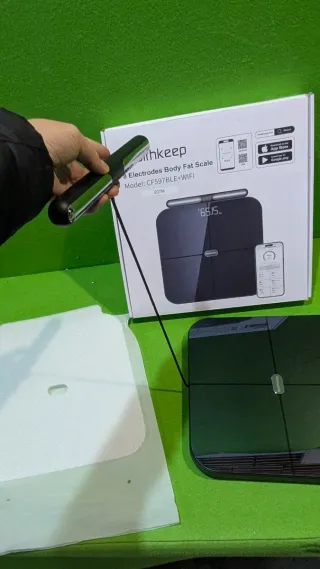 Healthkeep - Báscula conectada WIFI y Bluetooth
