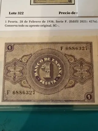 1 Peseta 1938 Banco de España