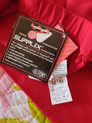 Malla Suplex Rosaura nueva, color rojo, talla M.