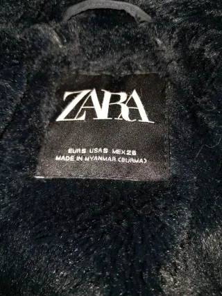 Chaqueta acolchada Zara azul marino Talla S