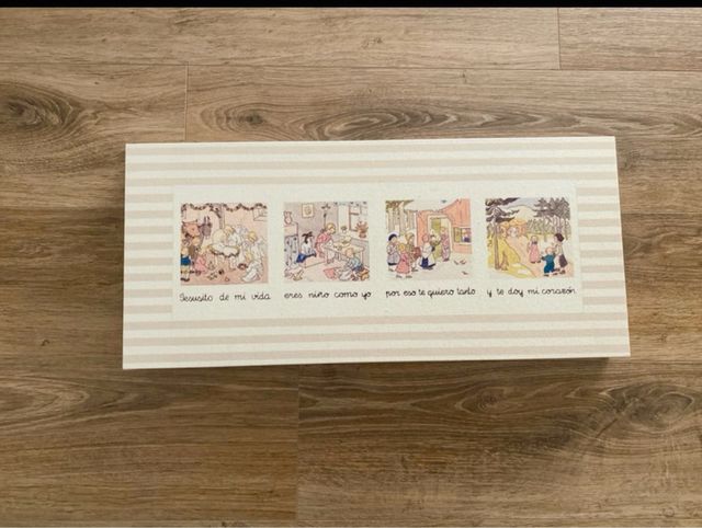 Cuadro infantil con texto Jesús