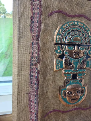 Cuadro Inca Perú Tela Precolombina