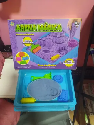 Arena Mágica Moldeable con Accesorios