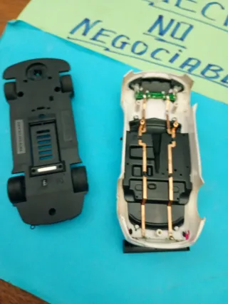 Scalextric BMW M3 GT2 carrocería ejes y chasis wos