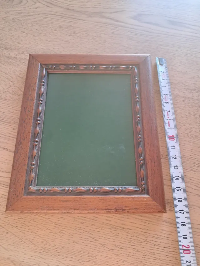 Marcos de madera y cristal (3 uds)