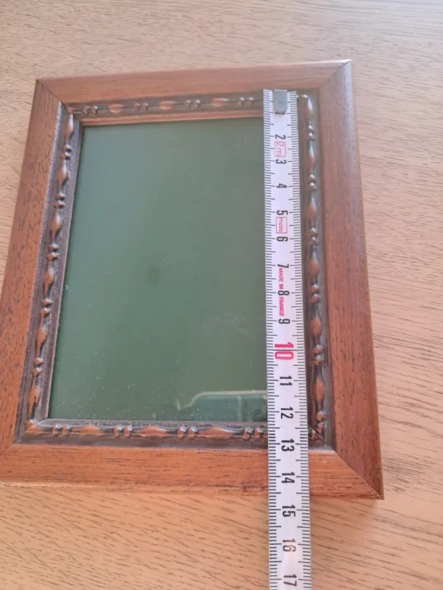 Marcos de madera y cristal (3 uds)