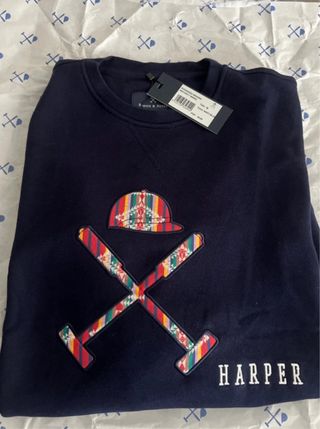Sudadera Harper & Neyer Talla M Azul Marino