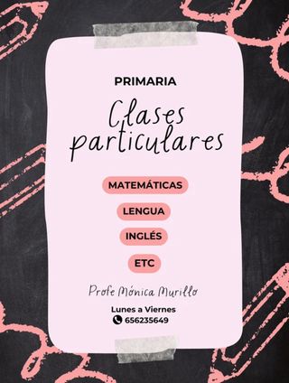 PROFESORA PARTICULAR PRIMARIA