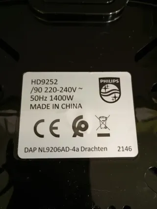 Freidora de aire Philips HD9252/90