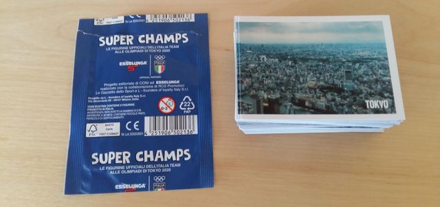 Figurine Esselunga super champs Tokyo 2020 mancoli