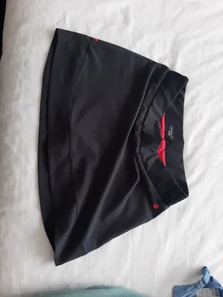 Falda Tenis/Padel Boomerang T. M/40 gris/rosa