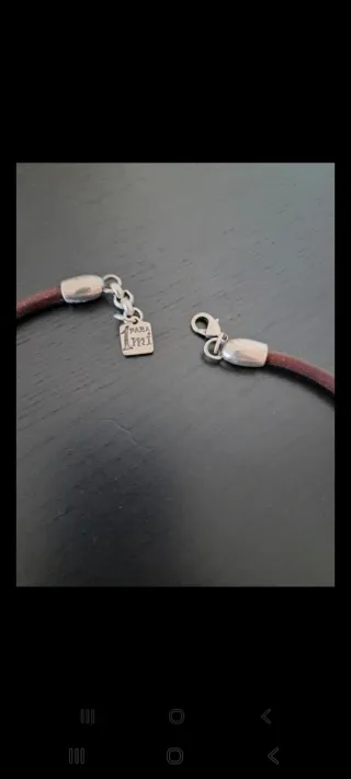 Pulsera Cuero y Plata