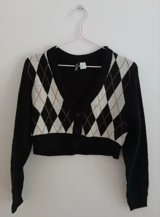 H&M Cárdigan corto punto Talla XS