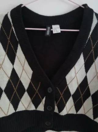 H&M Cárdigan corto punto Talla XS
