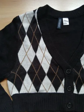 H&M Cárdigan corto punto Talla XS