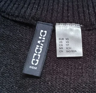H&M Cárdigan corto punto Talla XS