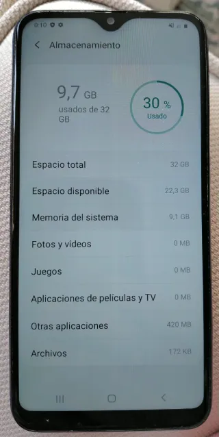 Móvil Samsung Galaxy A20e Azul SÓLO ENVIO