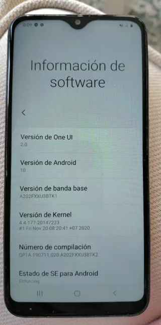 Móvil Samsung Galaxy A20e Azul SÓLO ENVIO