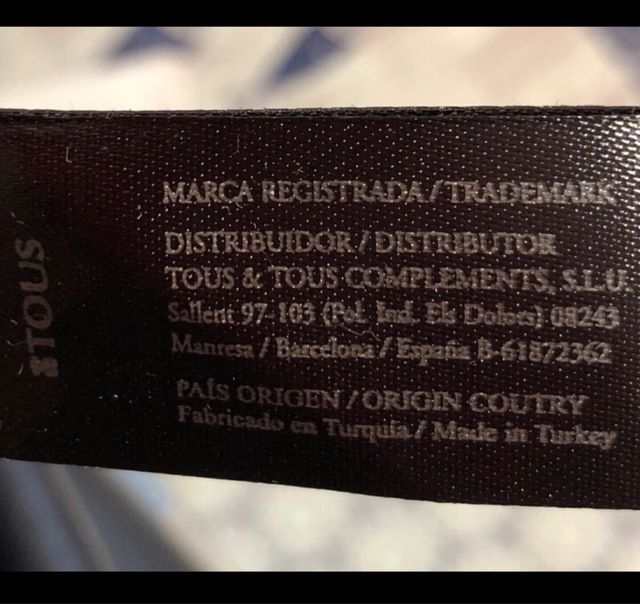 Borsa Tous Nero in Pelle