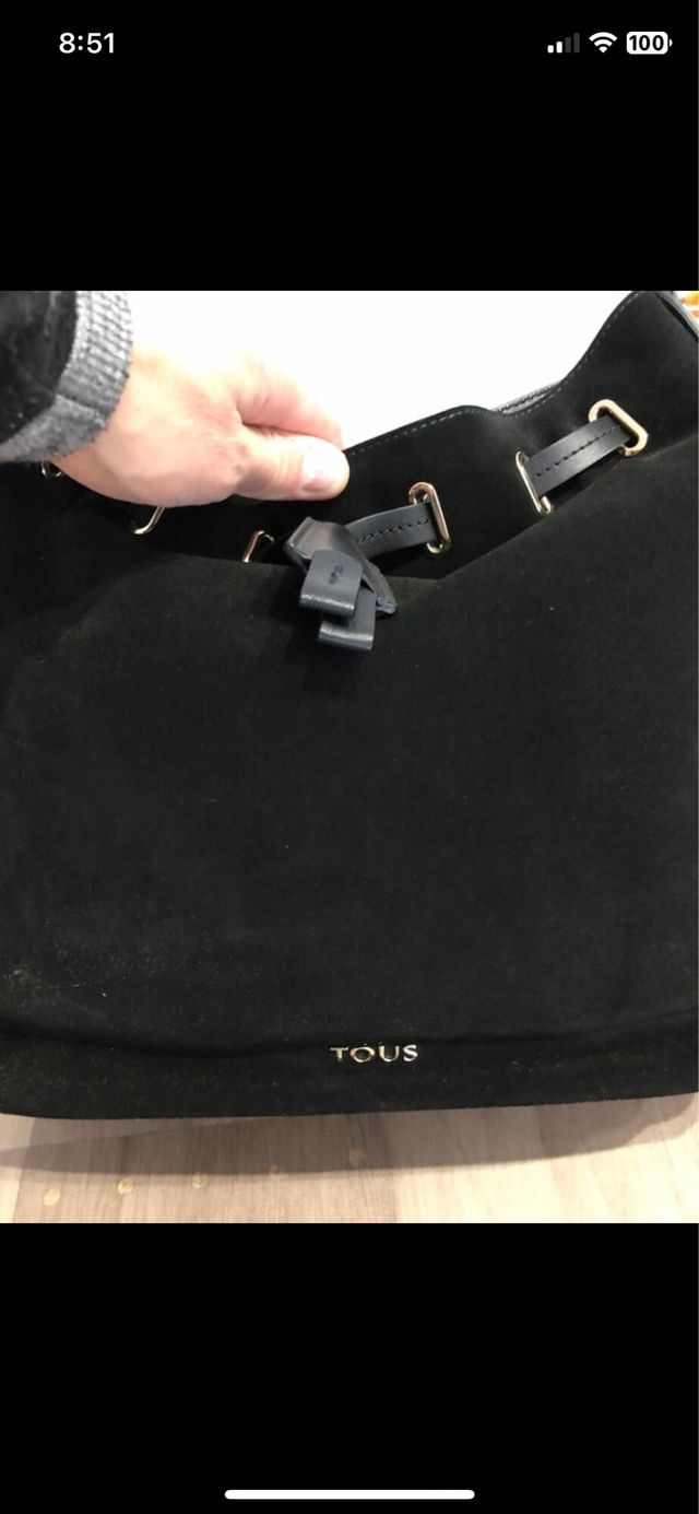 Borsa Tous Nero in Pelle