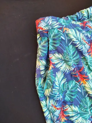 Pantalones Mallas Estampado Tropical