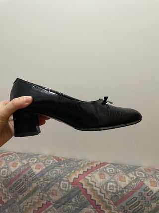Zapatos de tacón negros mujer