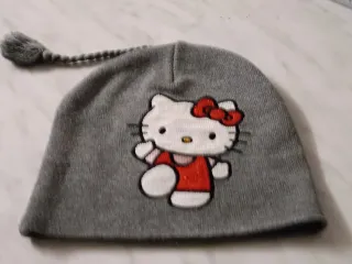 Cappello Hello Kitty H&M Grigio Rosso