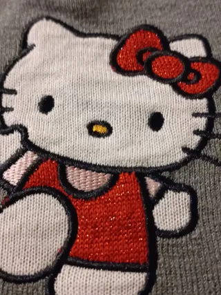 Cappello Hello Kitty H&M Grigio Rosso