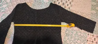 Blusa fiesta brillante con manga 3/4