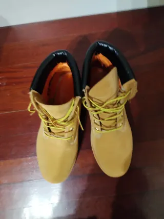 Botas Timberland Beige y Naranja