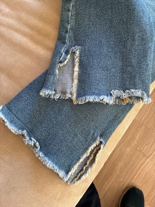 Pantalón vaquero flare chica