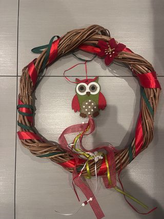 Ghirlanda Natalizia Fatta a Mano