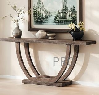 Tavolo consolle in legno massello