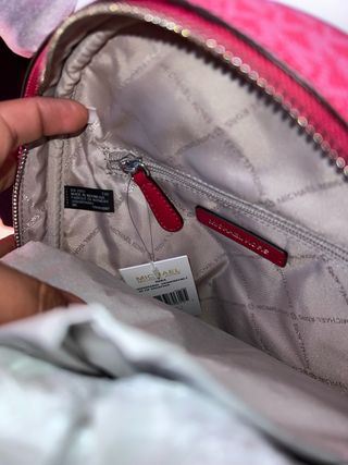 Zaino Michael Kors Rosa e Bianco