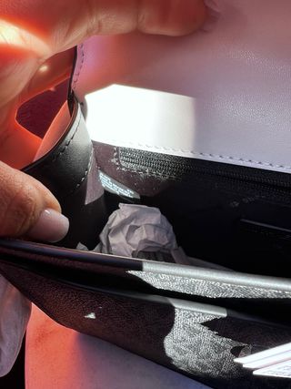 Borsa Michael Kors nera e bianca