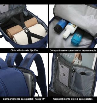 Mochila de cabina de avion 40x20x25cm (20L)